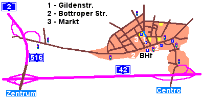 Karte Osterfeld