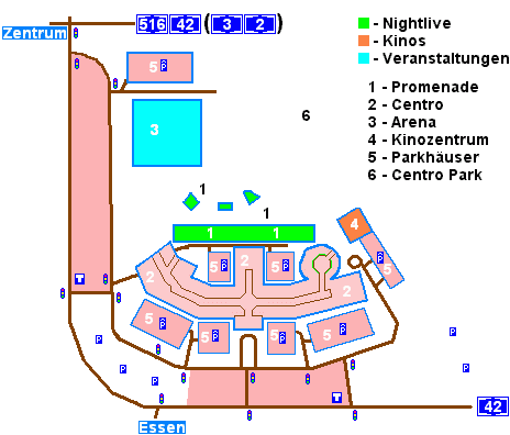 Karte Centro